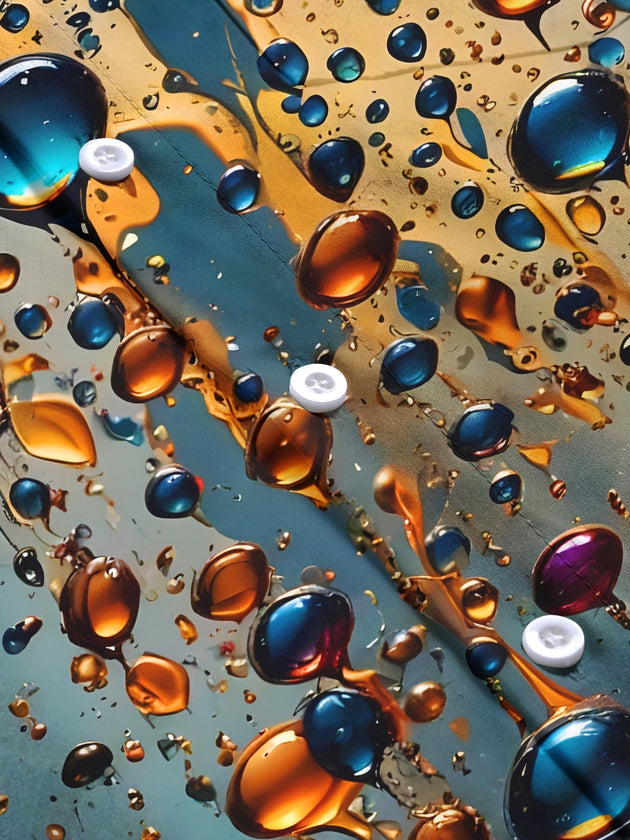 men's printed short sleeve flat lay shirt