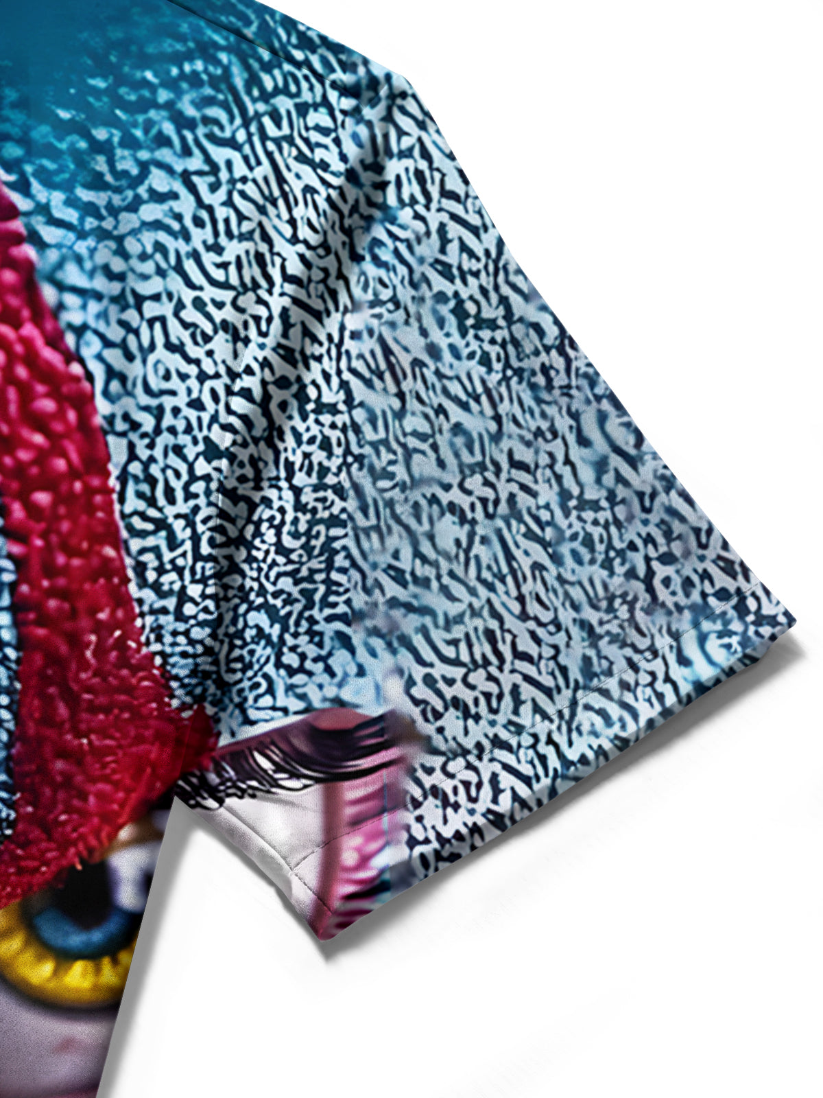 Joker Print Men's Pocket Short Sleeve Shirts