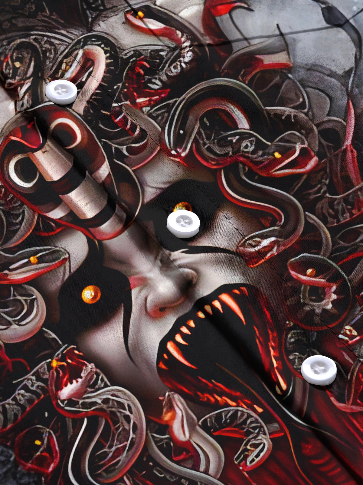 Funny Abstract Men's Pocket Short Sleeve Shirts