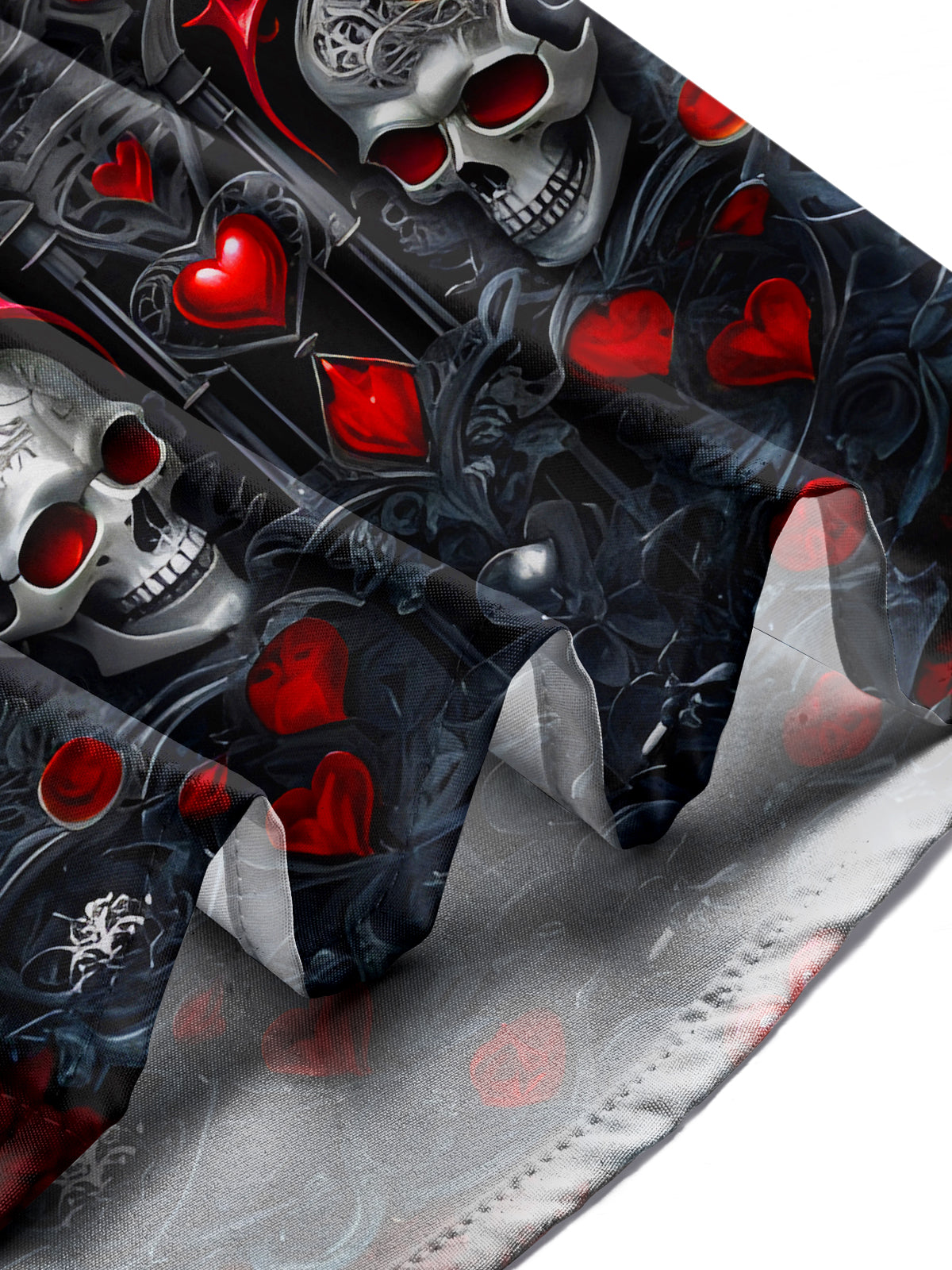 Butterfly Skull Men's Pocket Short Sleeve Shirts