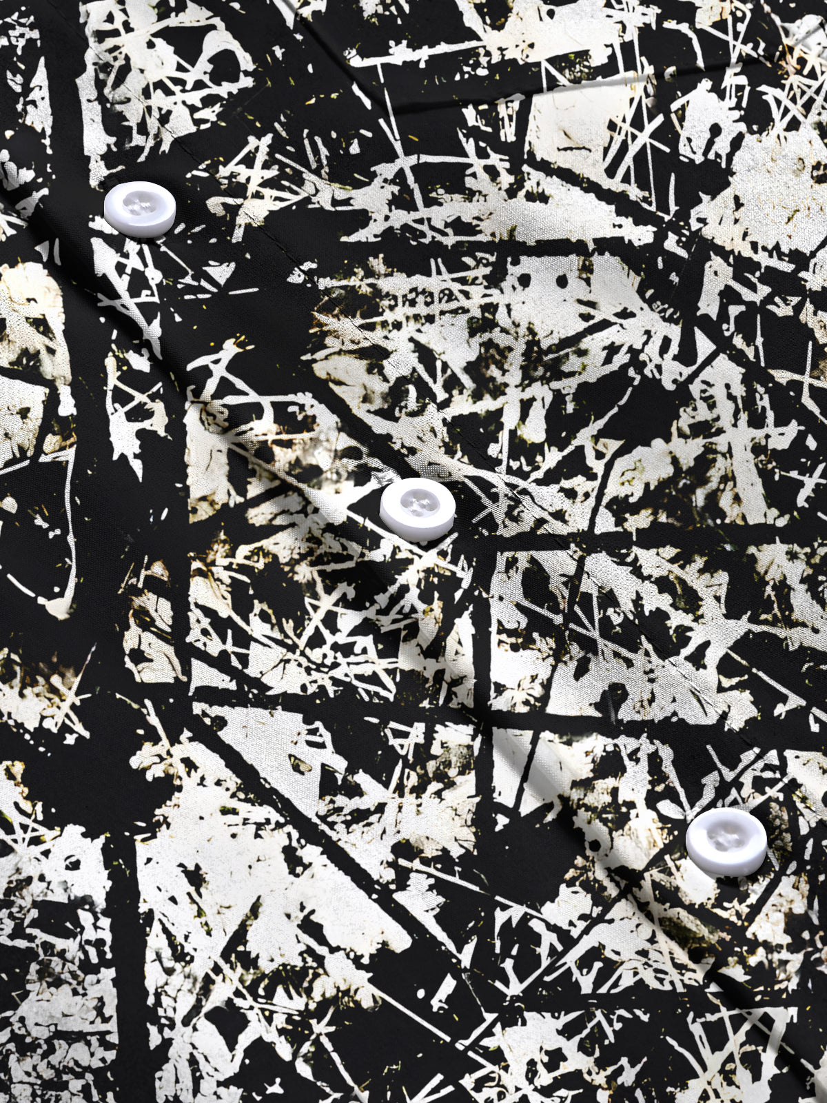 Abstract Men's Pocket Short Sleeve Shirts