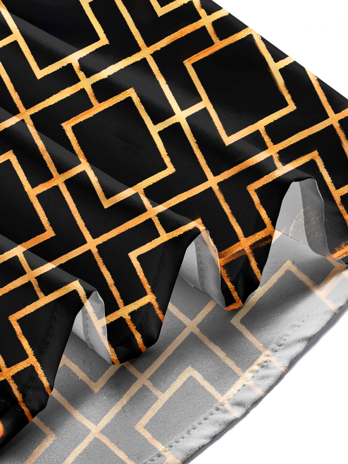 Geometric Print Men's Pocket Short Sleeve Shirts