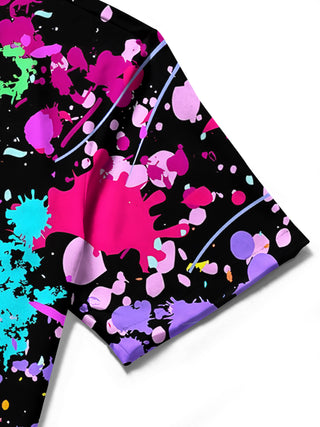 men's Hawaiian shirt close-up short sleeve