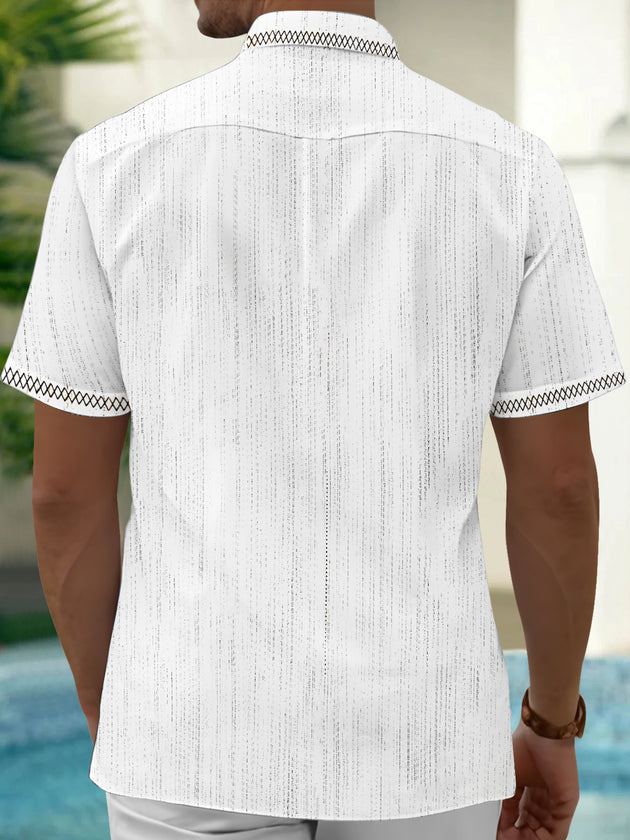 men's pocket shirt back view