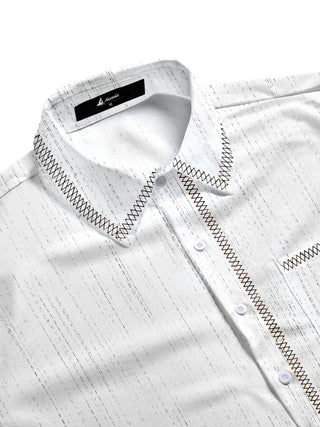 men's short sleeve shirt side view