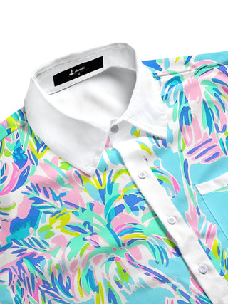 men's tropical shirt side view