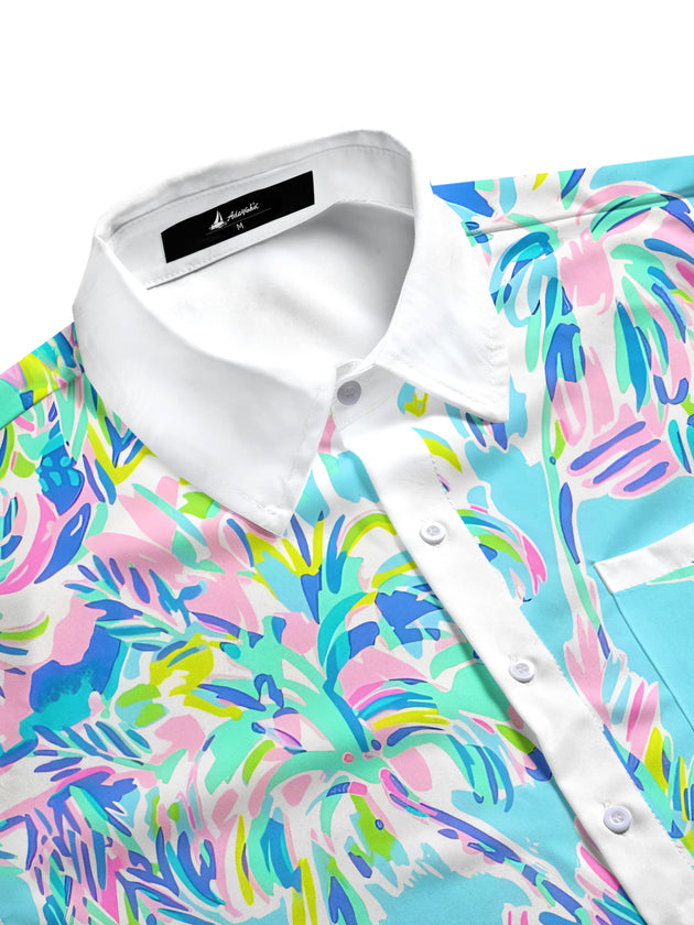 men's tropical shirt side view