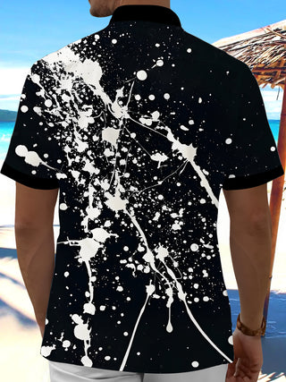 men's tye dye shirt back view