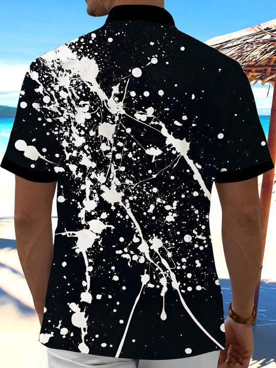 men's tye dye shirt back view