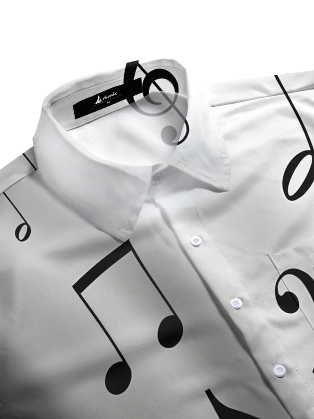 men's color fade shirt side view