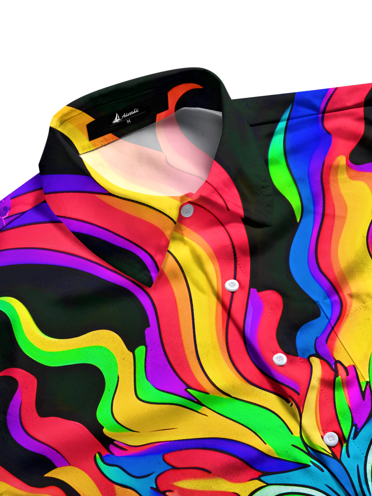 Funny Abstract Men's Pocket Short Sleeve Shirts