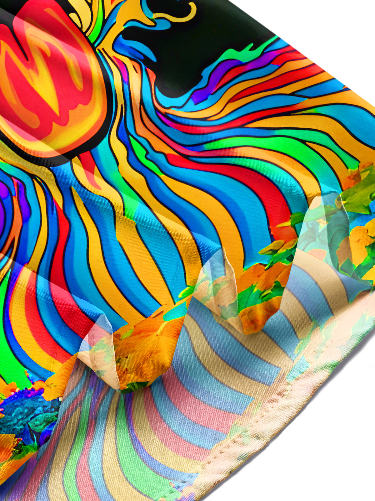 Funny Abstract Men's Pocket Short Sleeve Shirts