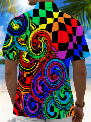 men's tropical shirt side view