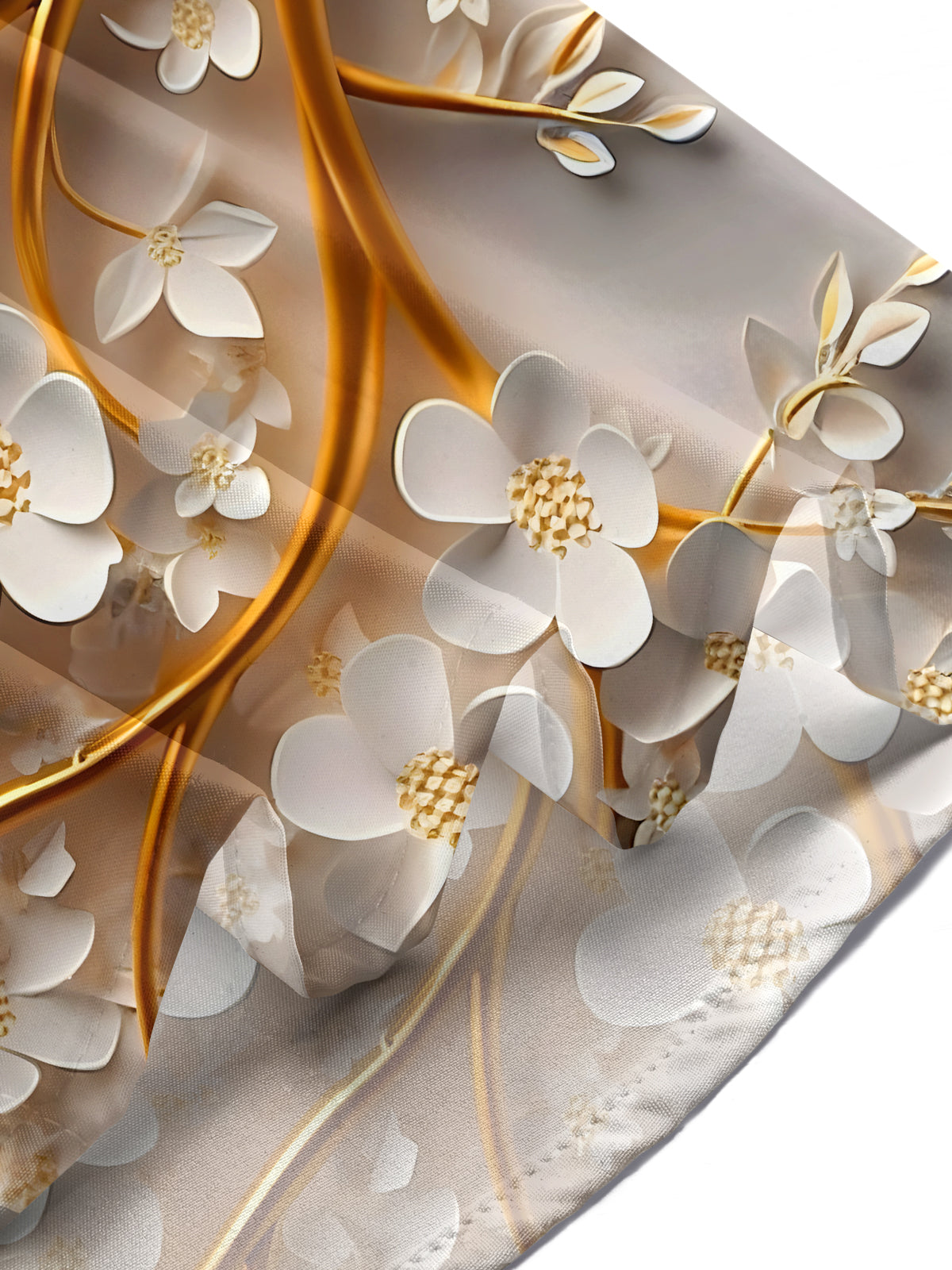 Floral Print Men's Pocket Short Sleeve Shirts