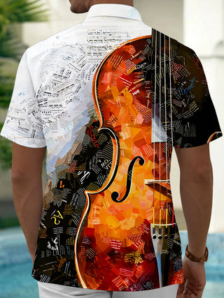men's ombre effect shirt back view