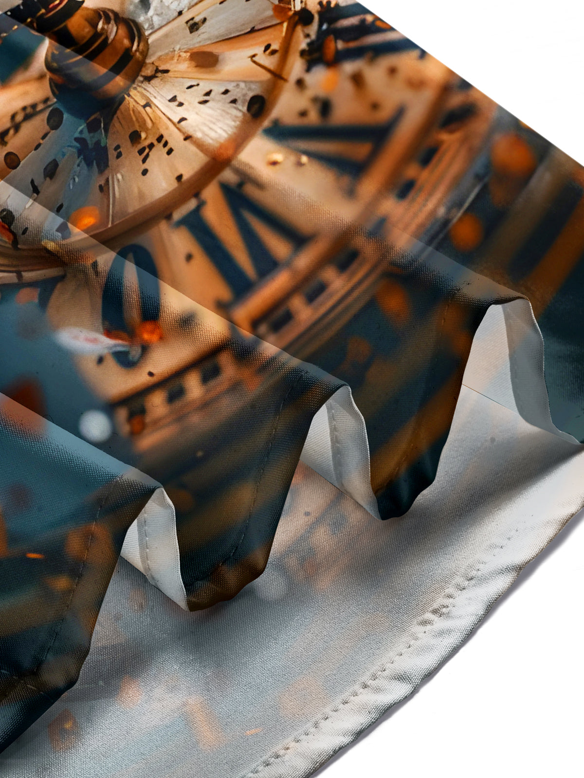 Poker Roulette Men's Pocket Short Sleeve Shirts