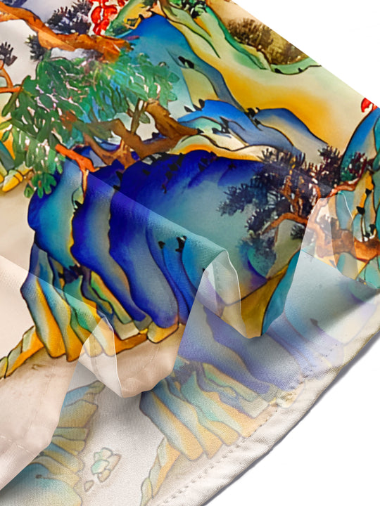 men's printed shirt summer vacation