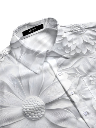 men's botanical shirt side view