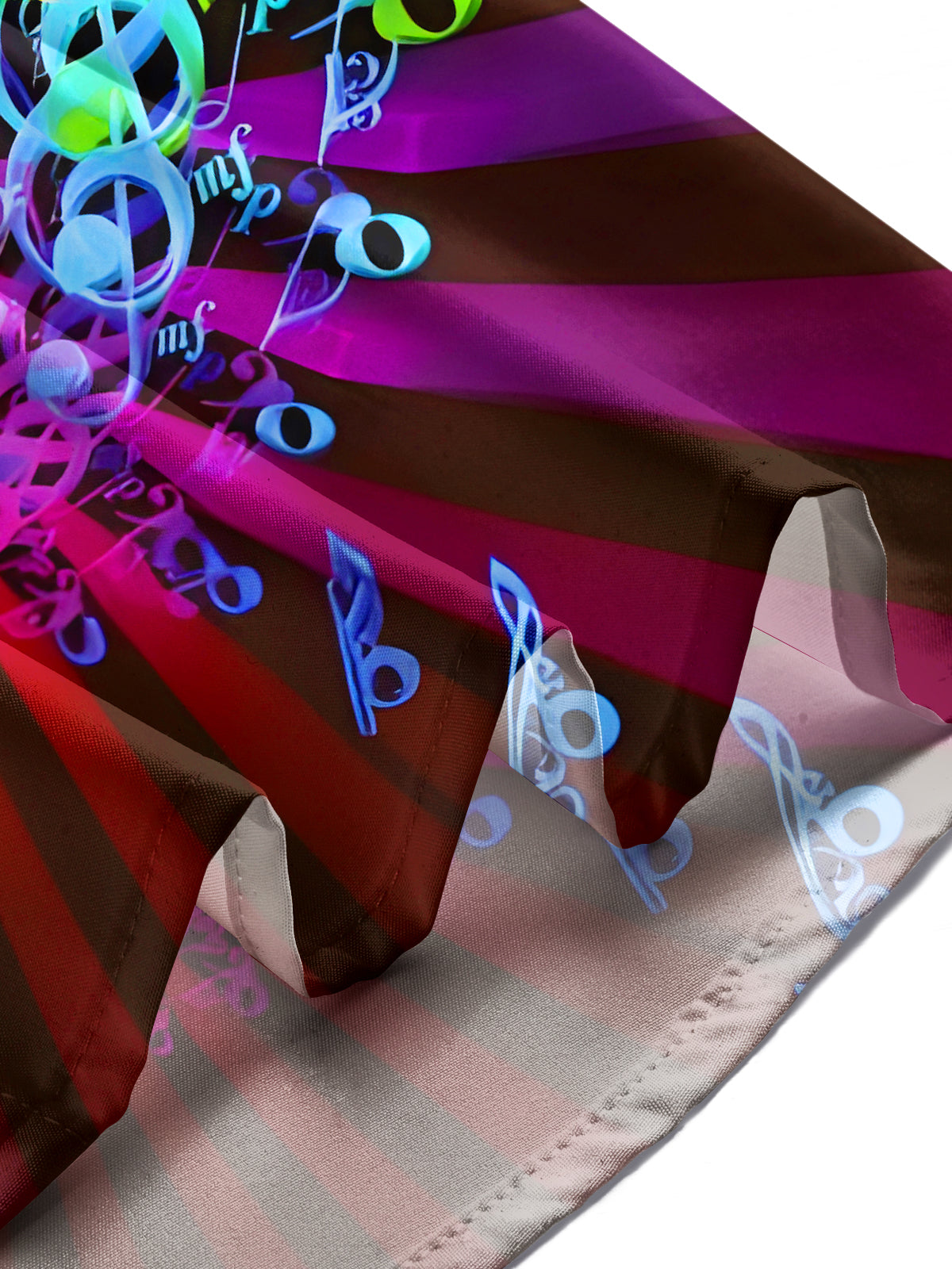 Musical Notes Men's Pocket Short Sleeve Shirts