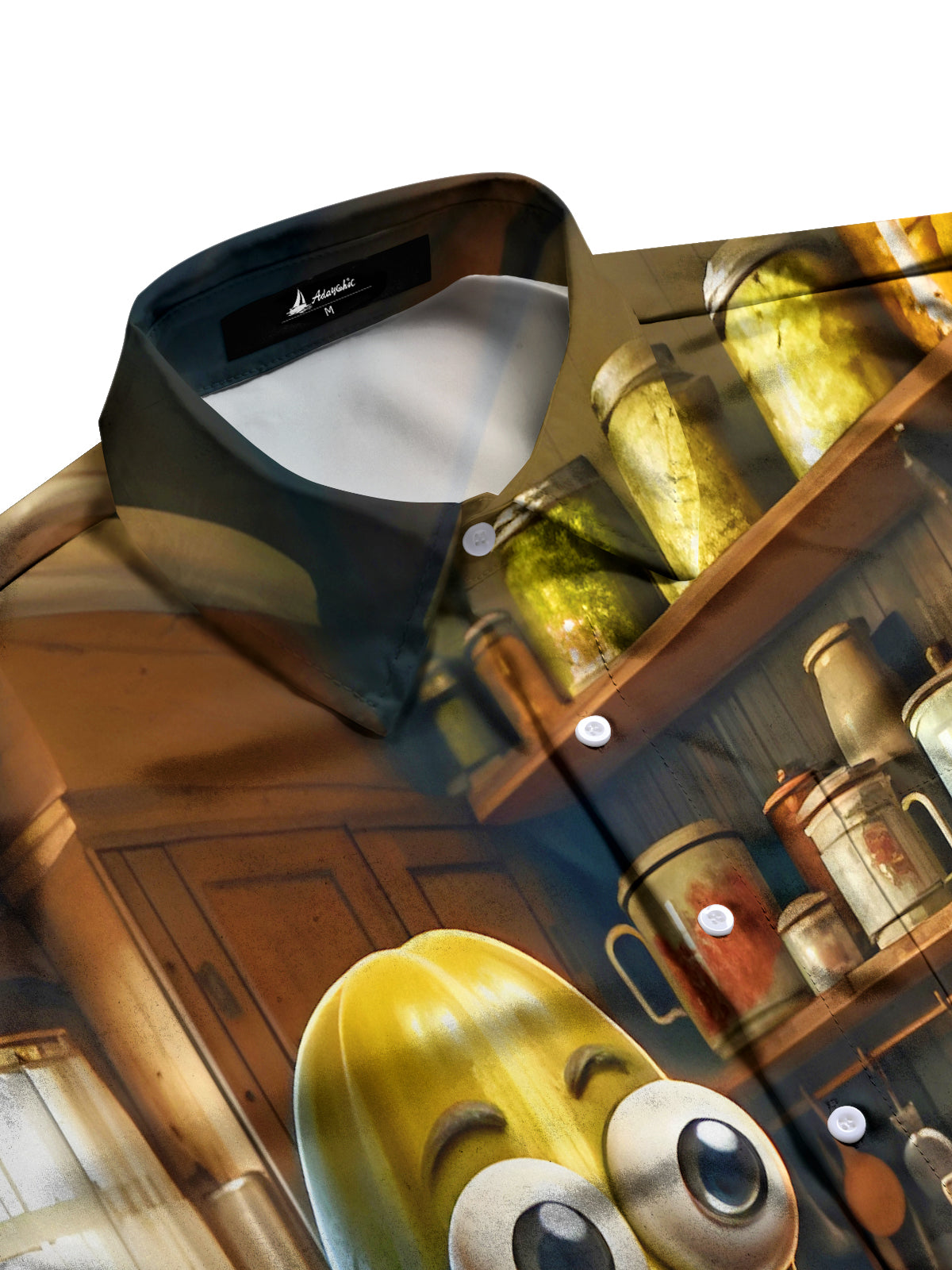 Funny Cucumber Men's Pocket Short Sleeve Shirts