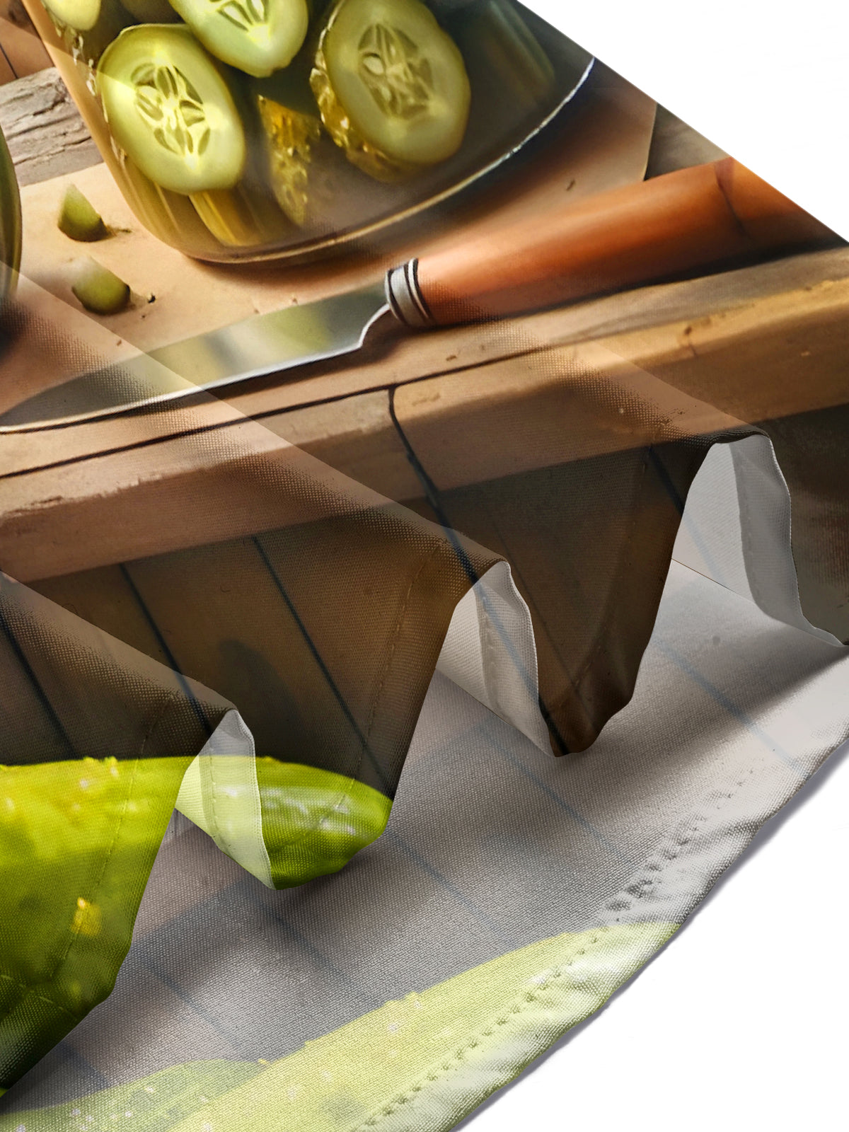 Funny Cucumber Men's Pocket Short Sleeve Shirts