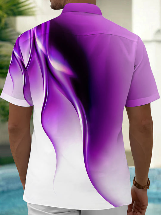 men's ombre effect shirt back view