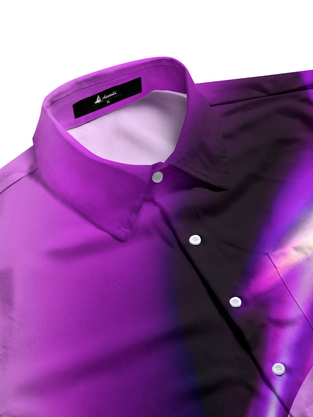 men's color fade shirt side view