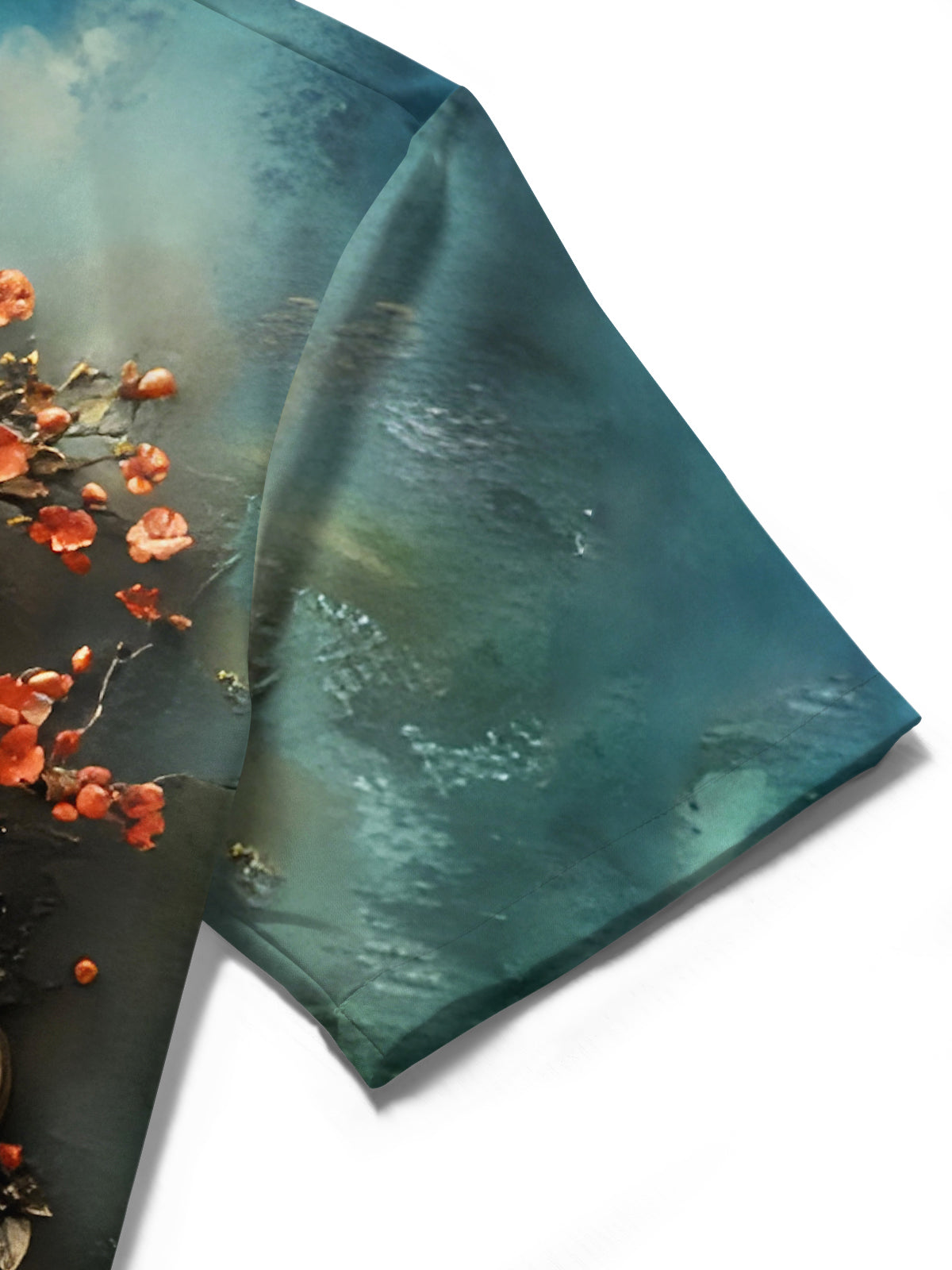 Floral Men's Pocket Short Sleeve Shirts