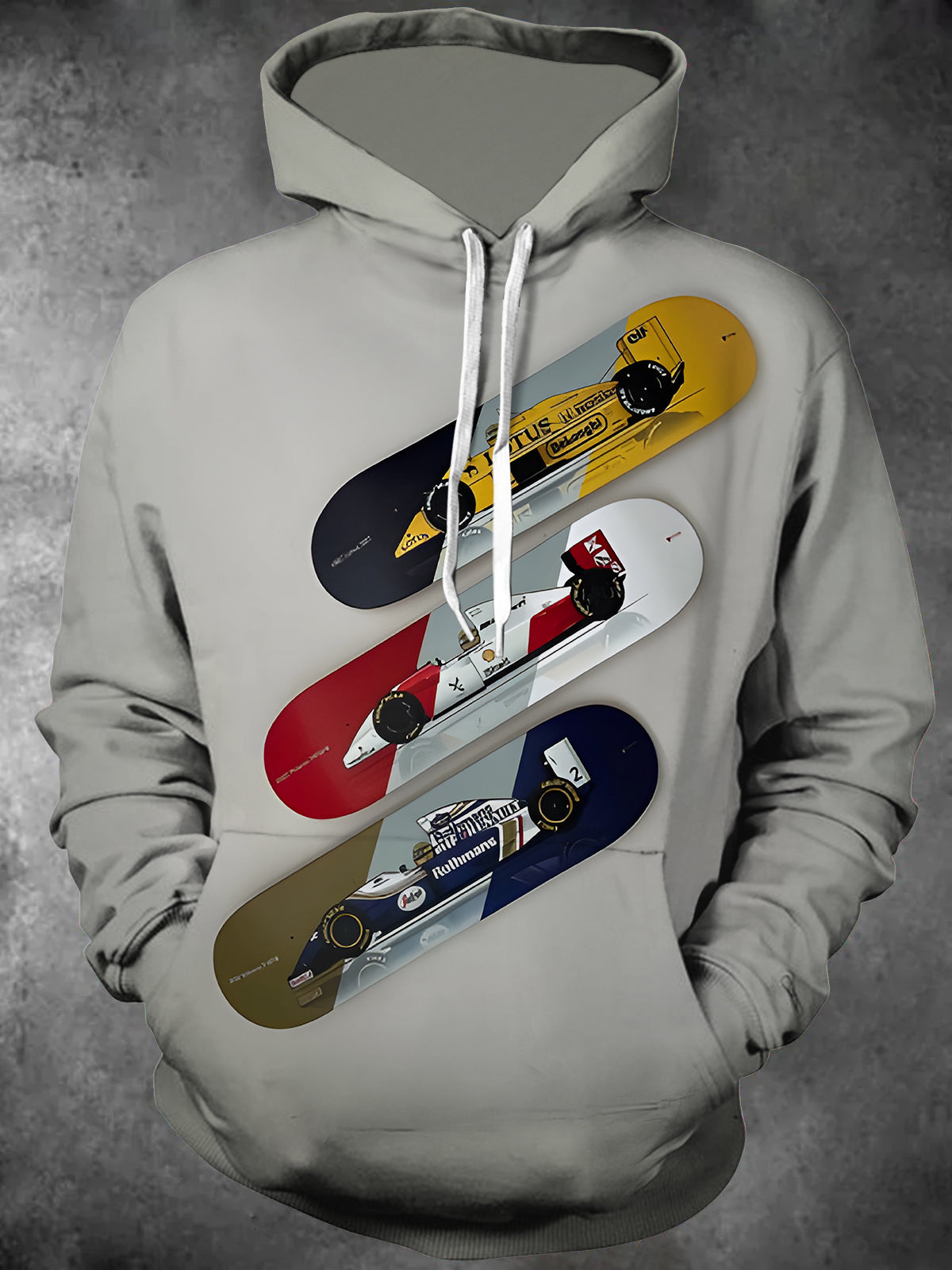 Cars Long Sleeve Hooded Pocket Men's Top