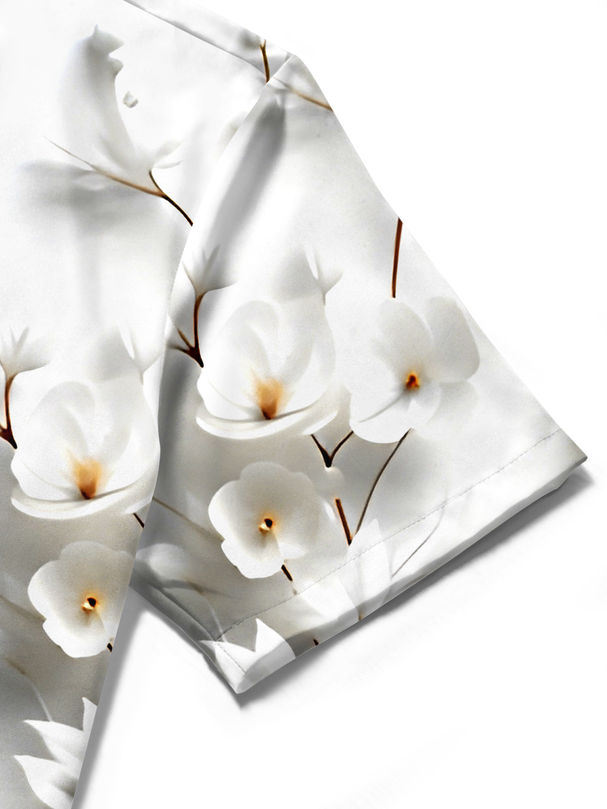 Floral Men's Pocket Short Sleeve Shirts