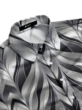 men's short sleeve shirt side view