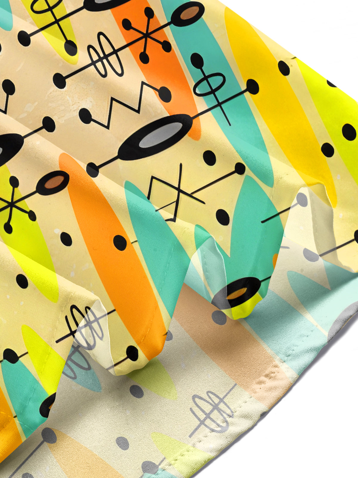 Dots Lines Color Blocks Geometry Men's Pocket Short Sleeve Shirts