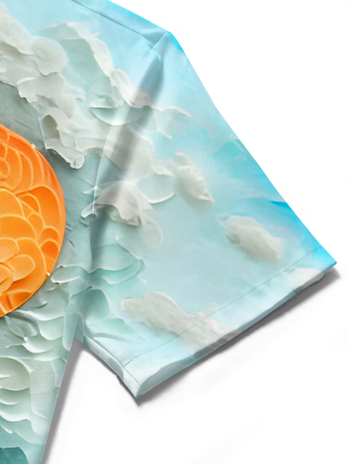 Floral Landscapes Men's Pocket Short Sleeve Shirts