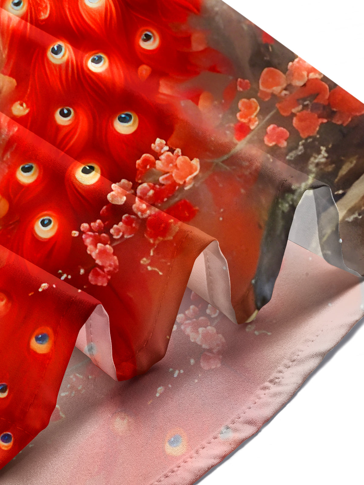 Peacock Floral Men's Pocket Short Sleeve Shirts