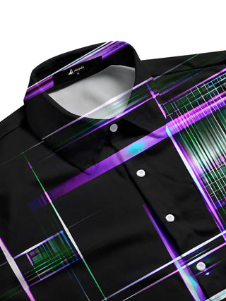 men's short sleeve shirt side view