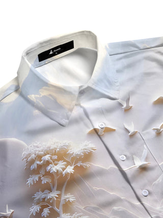 men's short sleeve shirt side view