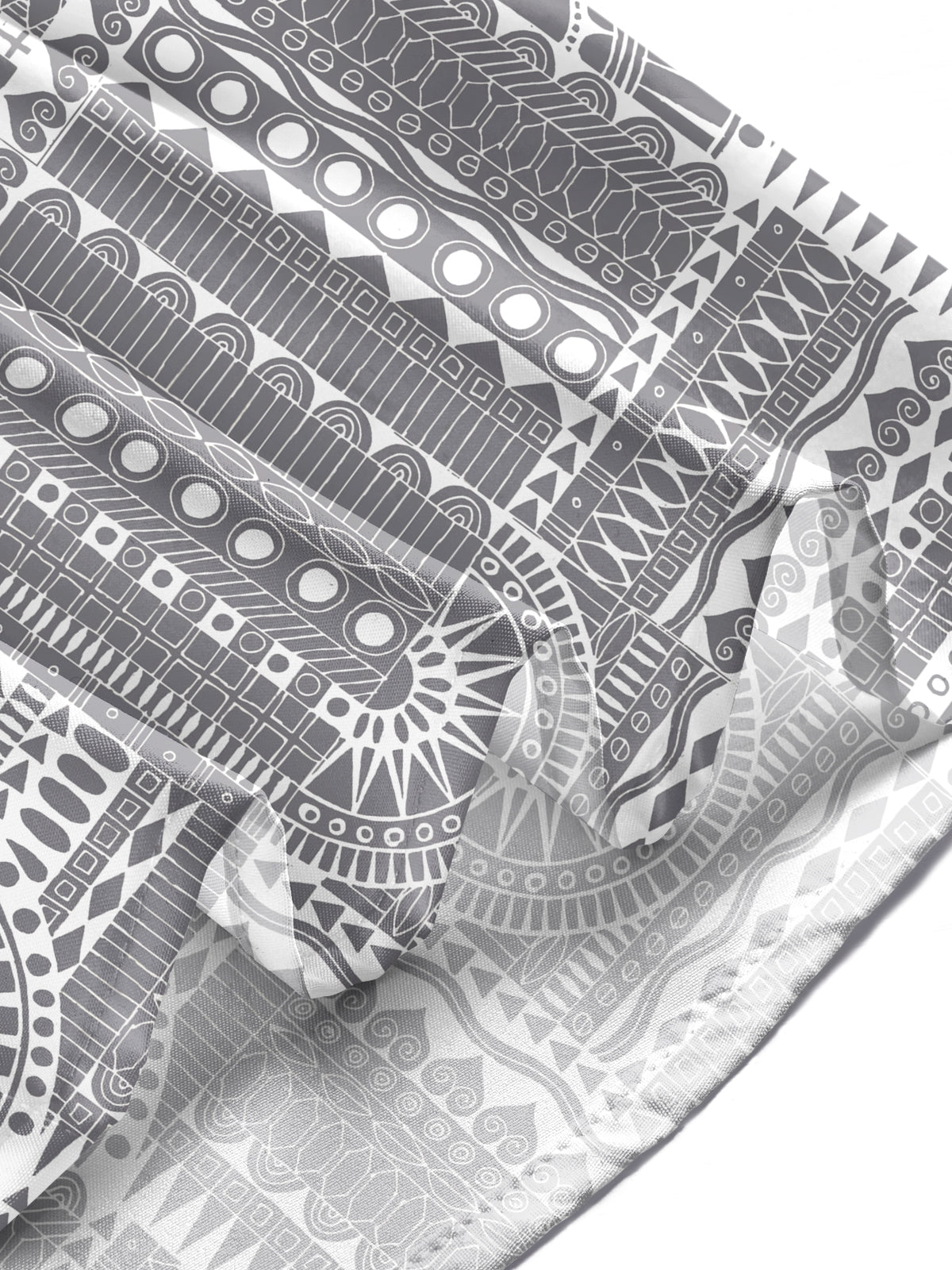 Retro Geometric Art Print Men's Pocket Short Sleeve Shirts