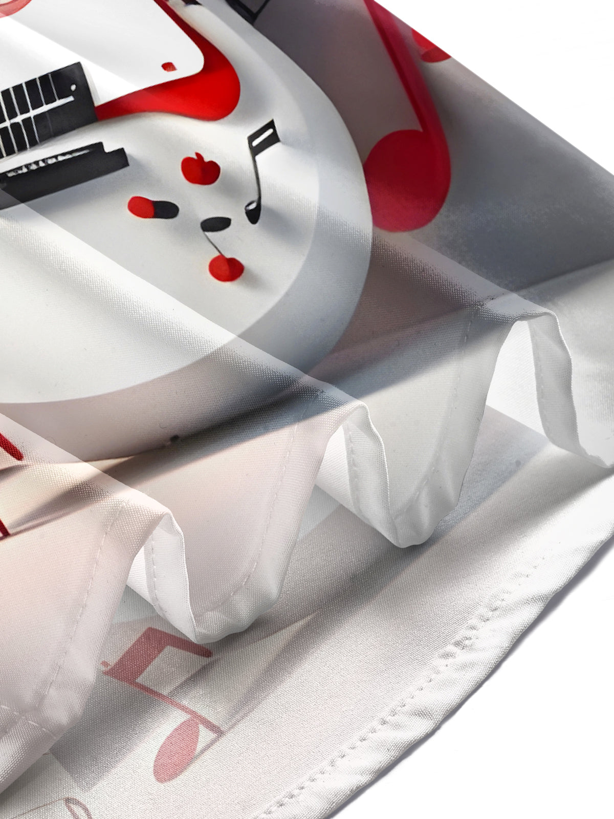 Guitar Musical Note Men's Pocket Short Sleeve Shirts