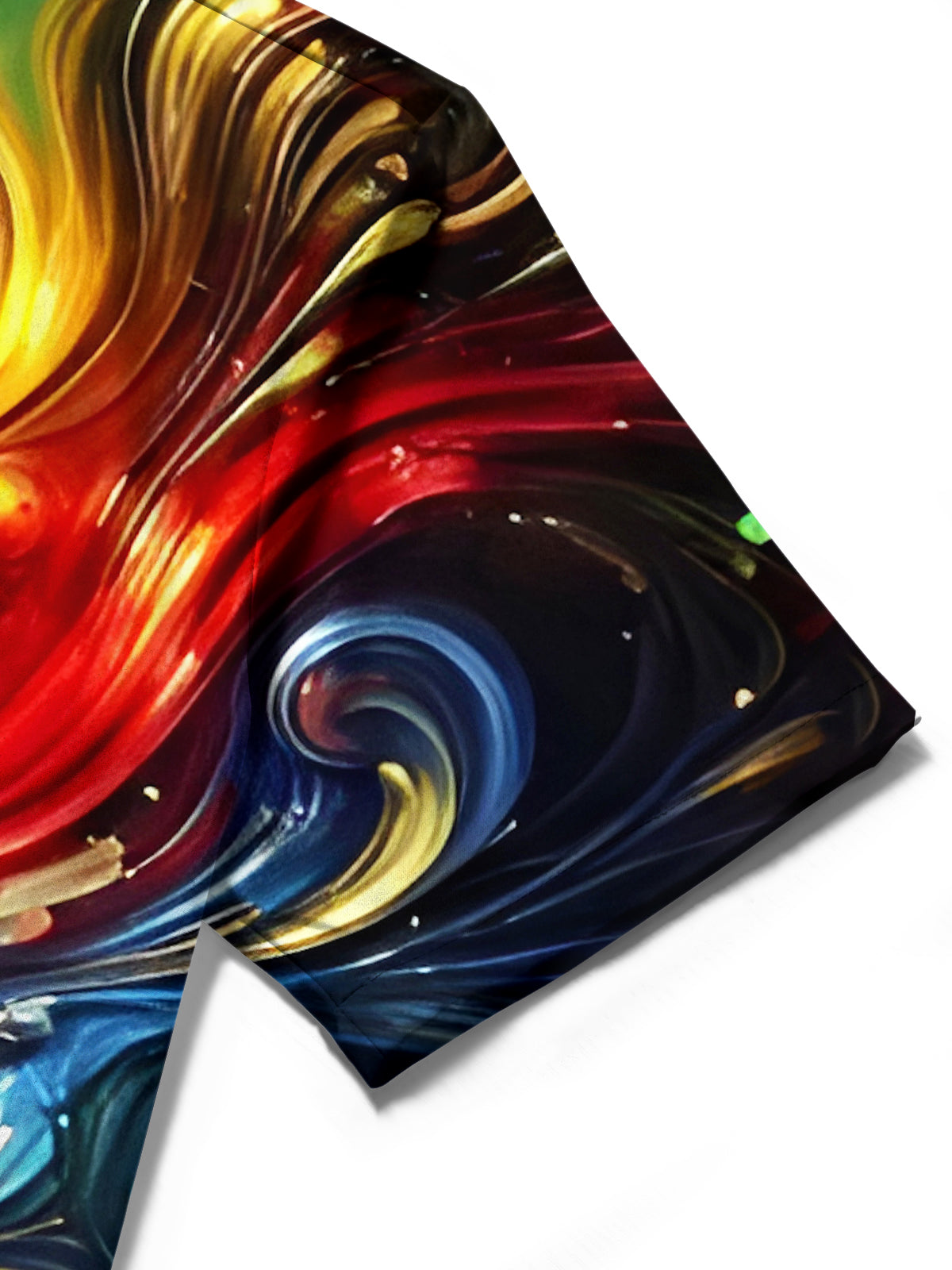 Abstract Men's Pocket Short Sleeve Shirts