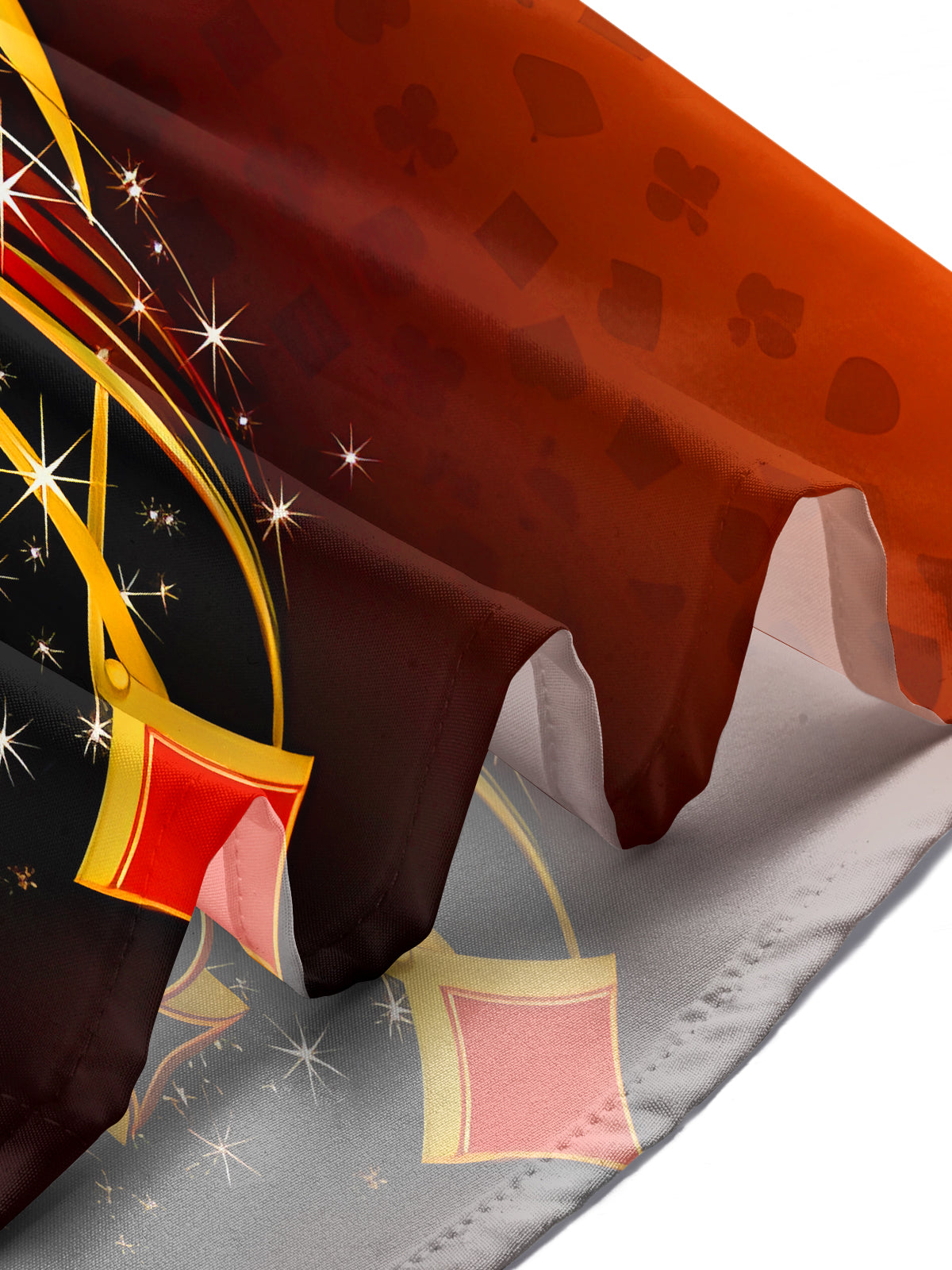 Poker Pattern Men's Pocket Short Sleeve Shirts