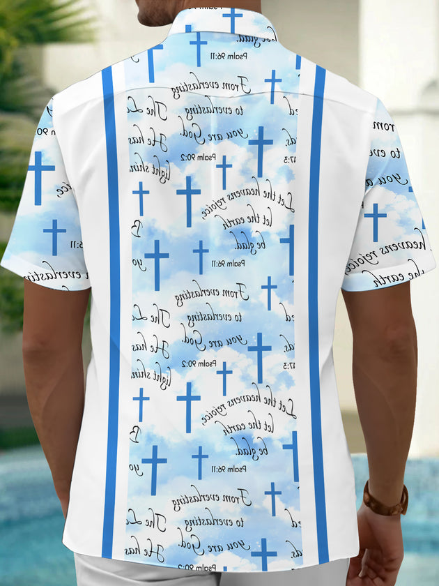 men's pocket shirt back view