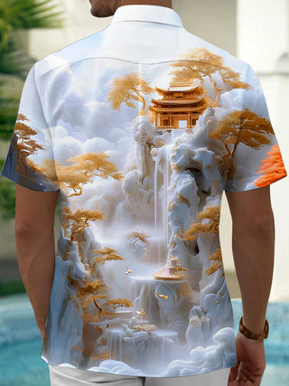 men's pocket shirt back view