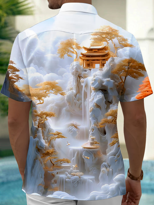 men's pocket shirt back view