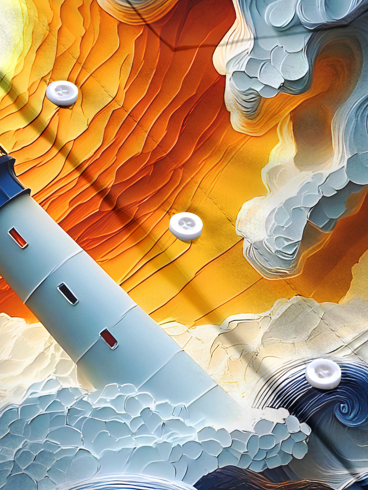 Lighthouse Relief Men's Pocket Short Sleeve Shirts