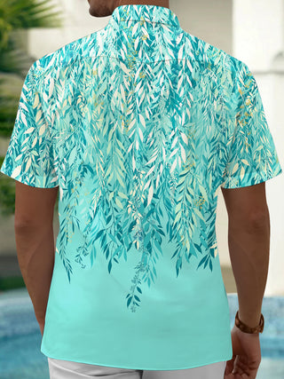 men's short sleeve shirt side view