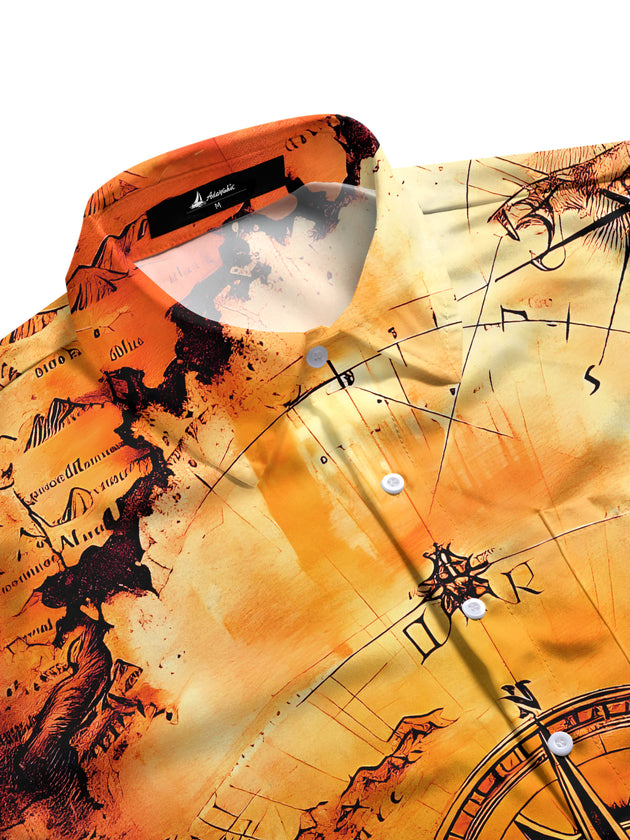 men's tropical shirt side view
