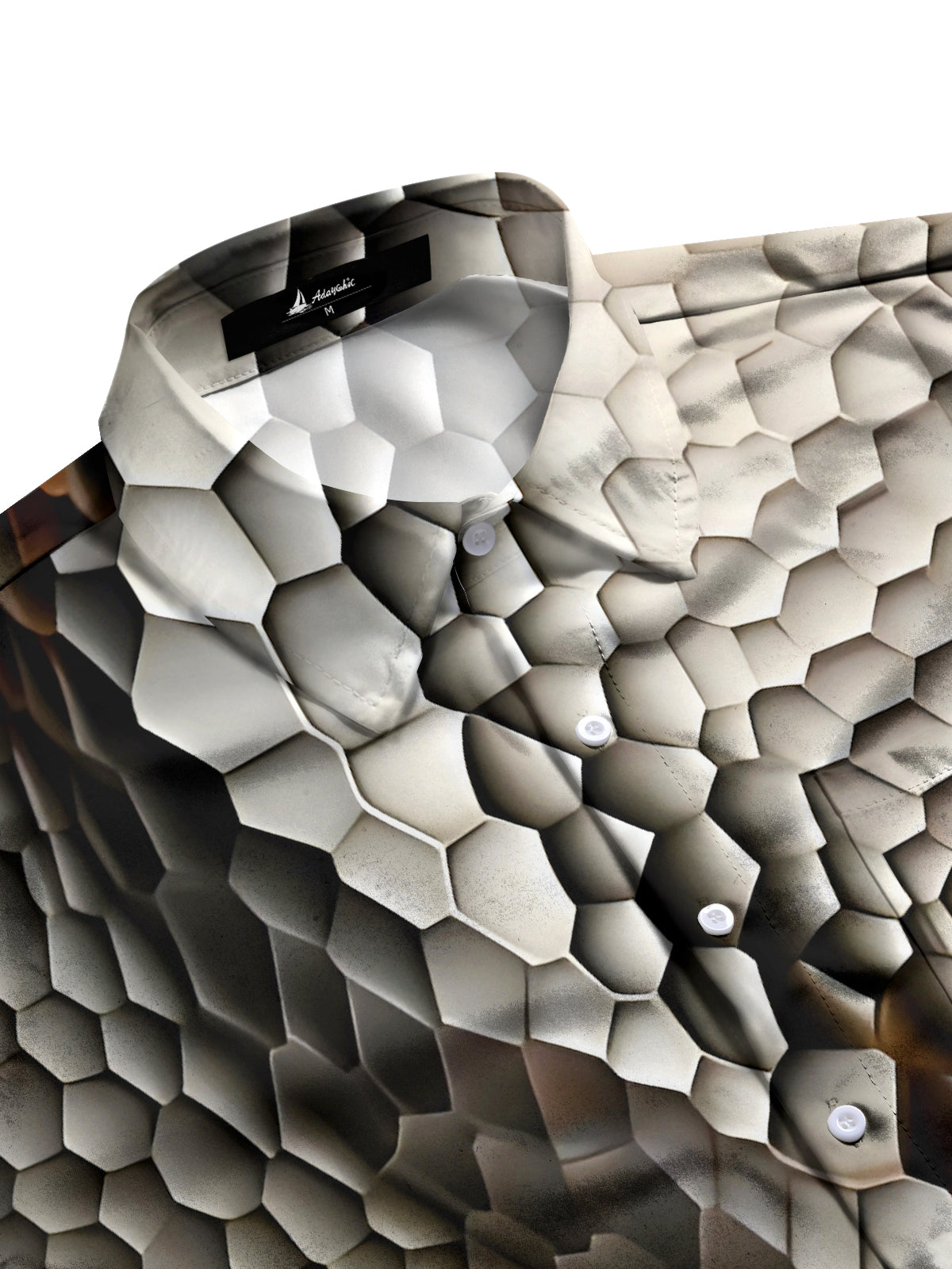 Geometry Men's Pocket Short Sleeve Shirts