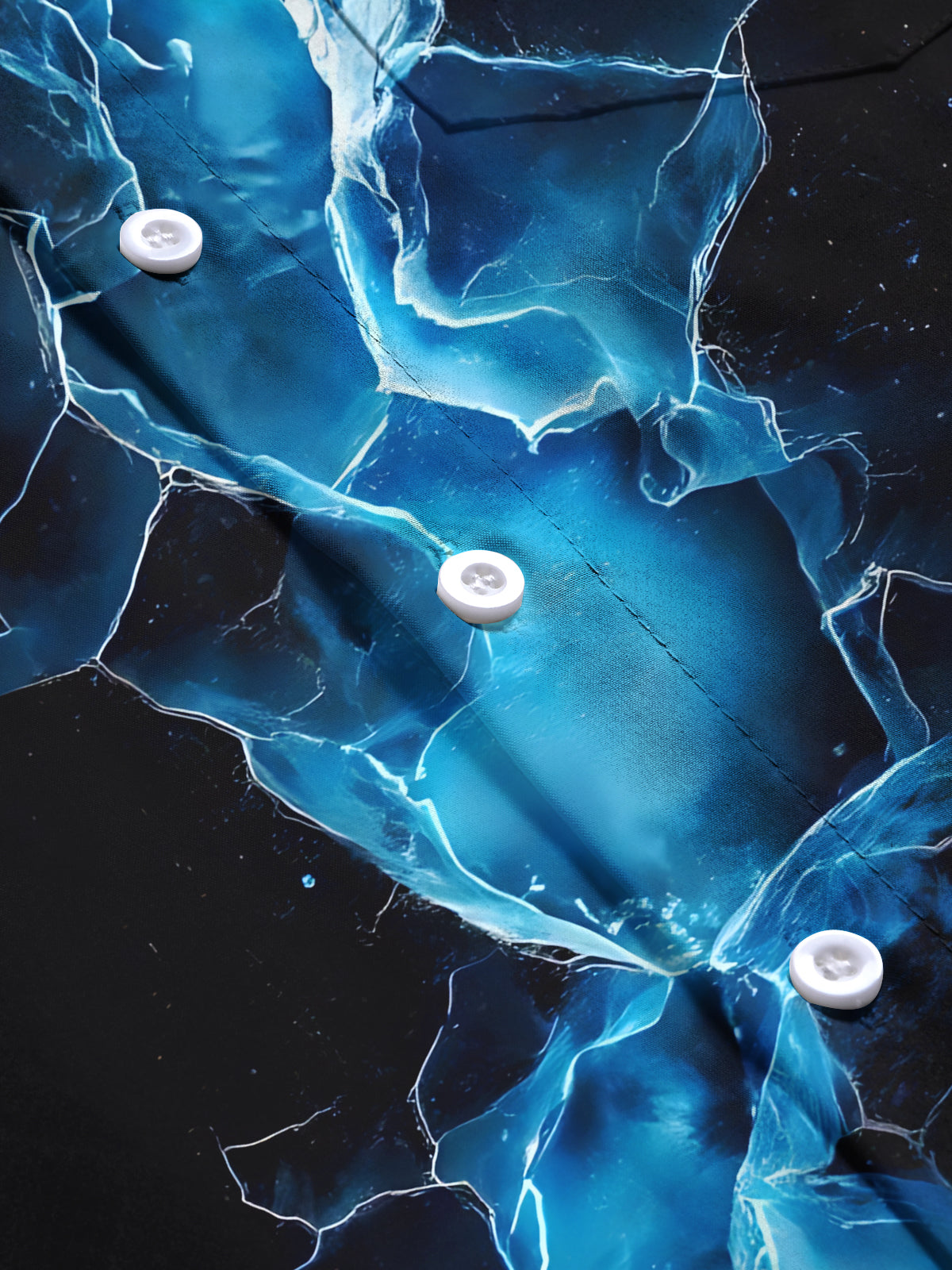 Gradient Print Men's Pocket Long Sleeve Shirts