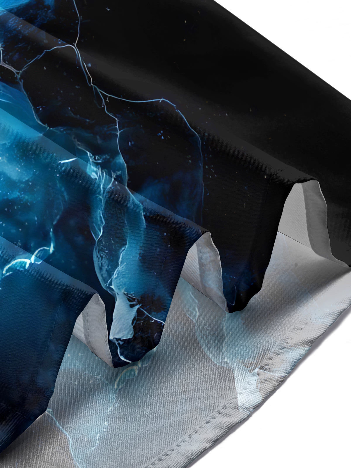 Gradient Print Men's Pocket Long Sleeve Shirts