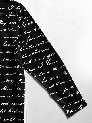men's printed shirt close-up full sleeve